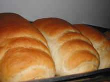 Pão caseiro delicioso