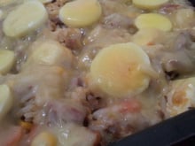 Arroz de forno de carne moída da DeiaMM