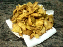 Massa de nachos (tipo Doritos)