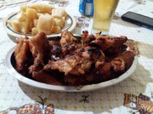 Frango frito de forno