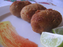 Croquete de pernil