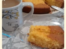 Bolo de milho sem glúten e sem lactose