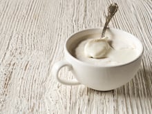 Creme de abacaxi com kefir