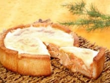 Torta de pão com frango