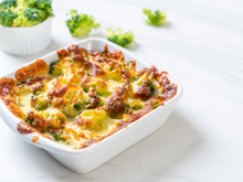 Brócolis ao creme de molho branco