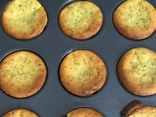 Muffin de abobrinha proteico sem glúten
