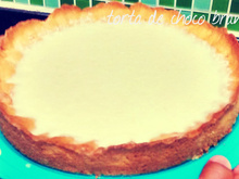 Torta de chocolate branco com coco