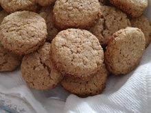 Biscoito de aveia com limão