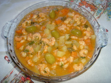 Ensopado de camarão