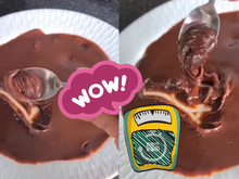 Brigadeiro saudável delicioso: olha a textura dessa receita, parece o original