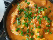 Moqueca de peixe com banana