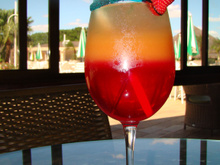 Drink pôr do sol Aguativa Golf Resort