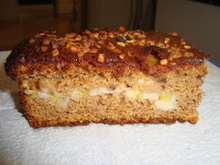 Bolo de banana integral