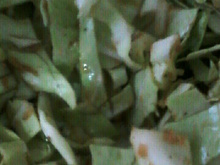 Salada de repolho com gengibre