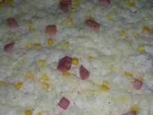 Arroz de forno com queijo