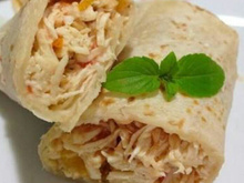 Crepioca recheada fit