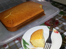 Bolo de pão amanhecido