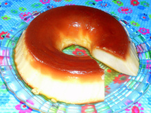 Pudim de pão sabor baunilha fácil