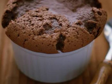 Suflê de chocolate