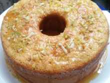 Bolo de laranja diet