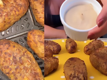 Croquete de carne suculento, saudável, fácil na airfryer: adoro comer de lanche quando não quero jantar