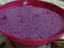 Gelatina com iogurte da Cris