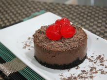 Torta de chocolate com menta