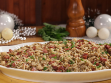 Arroz com lentilha e calabresa: tradição, sabor e uma pitada de sorte há 11 anos na minha ceia