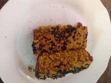 Bolo salgado de cenoura com atum