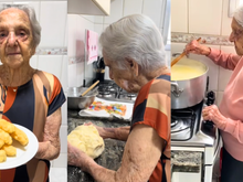 Vovó de 101 anos viraliza na internet com suas receitas: mineira aprendeu a cozinhar ainda criança e sabe todas as medidas de cabeça