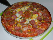 Massa de pizza com fermento de bolo