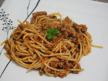 Macarrão à bolonhesa especial