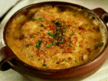 Chupe de Frango (prato típico do Chile)