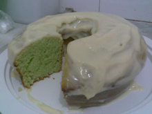 Bolo de gelatina de limão