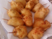 Coxinhas ao creme