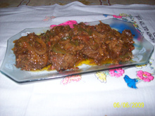 Carne assada com estilo