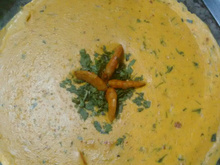 Creme de camarão com requeijão