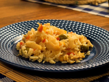 Arroz com bacalhau