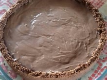Torta de nozes e ganache