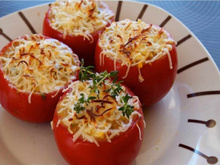 Tomate Recheado com Camarões