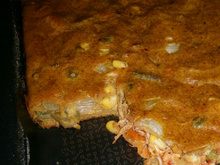 Torta de legumes e frango