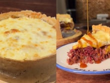 Torta sertaneja: essa maravilha com recheio de carne seca e banana-da-terra desmancha na boca e é a combinação agridoce perfeita