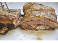 Costela na churrasqueira