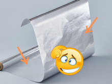 Por que um lado da folha de alumínio é fosco e o outro é brilhante: a maioria das pessoas usa do lado errado