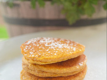Panqueca americana de batata doce
