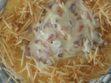 Batata recheada de frigideira