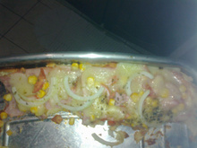 Pizza de pão de fôrma