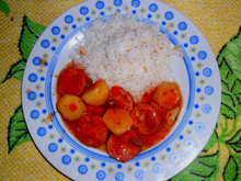 Ensopado de linguiça na pressão