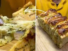 "Quando a vovó faz esse pão de alho recheado, não sobra nada": receita fácil fica um absurdo de gostosa