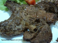 Bisteca de porco agridoce